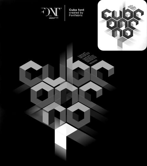 font cubic jpg