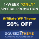 Special 1-Week ONLY Affiliate Theme Promotion