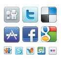 Fresh Free Social Media Icons