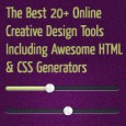 The Best 20+ Online Creative Design Tools Including Awesome HTML & CSS Generator