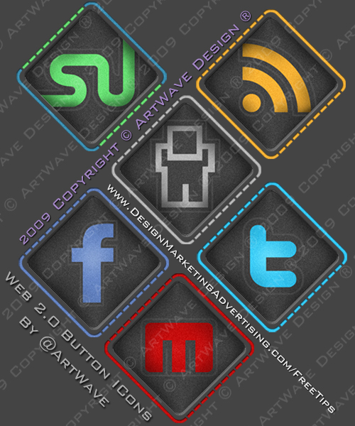 Web 2.0 Button Icons